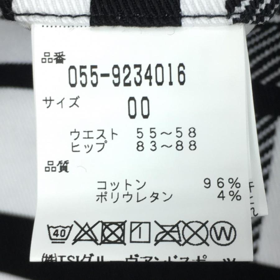 PEARLY GATES（パーリーゲイツ） スカート 黒×白 チェック柄×ロゴ 30