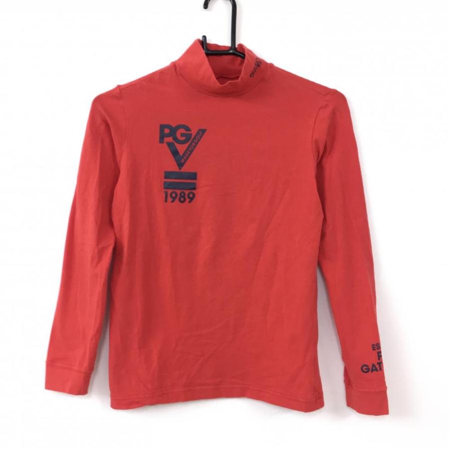 PEARLY GATES（パーリーゲイツ） 長袖ハイネックシャツ レッド