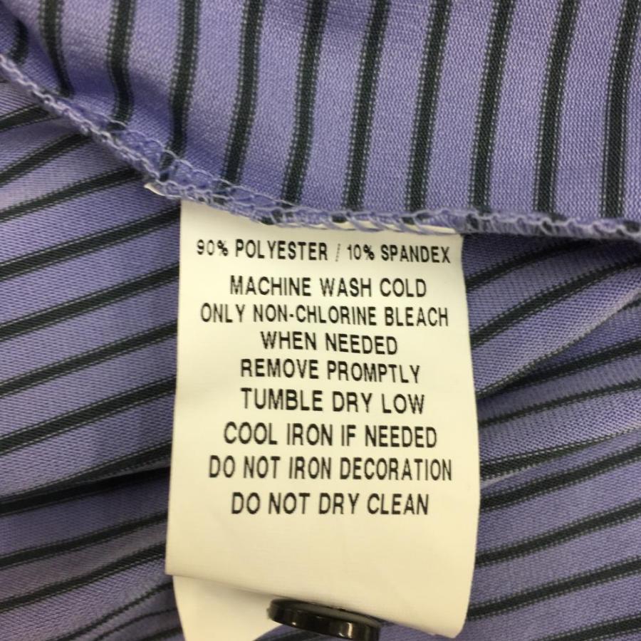 新品】GREYSON グレイソン 半袖ポロシャツ パープル×ダークグリーン