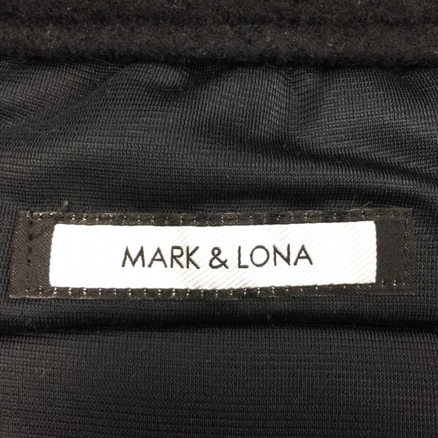 MARK＆LONA マークアンドロナ ウールパンツ ダークネイビー 起毛 立体