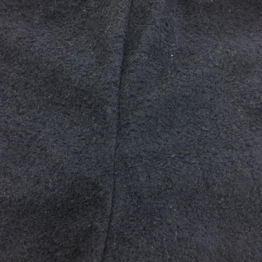 MARK＆LONA マークアンドロナ ウールパンツ ダークネイビー 起毛 立体