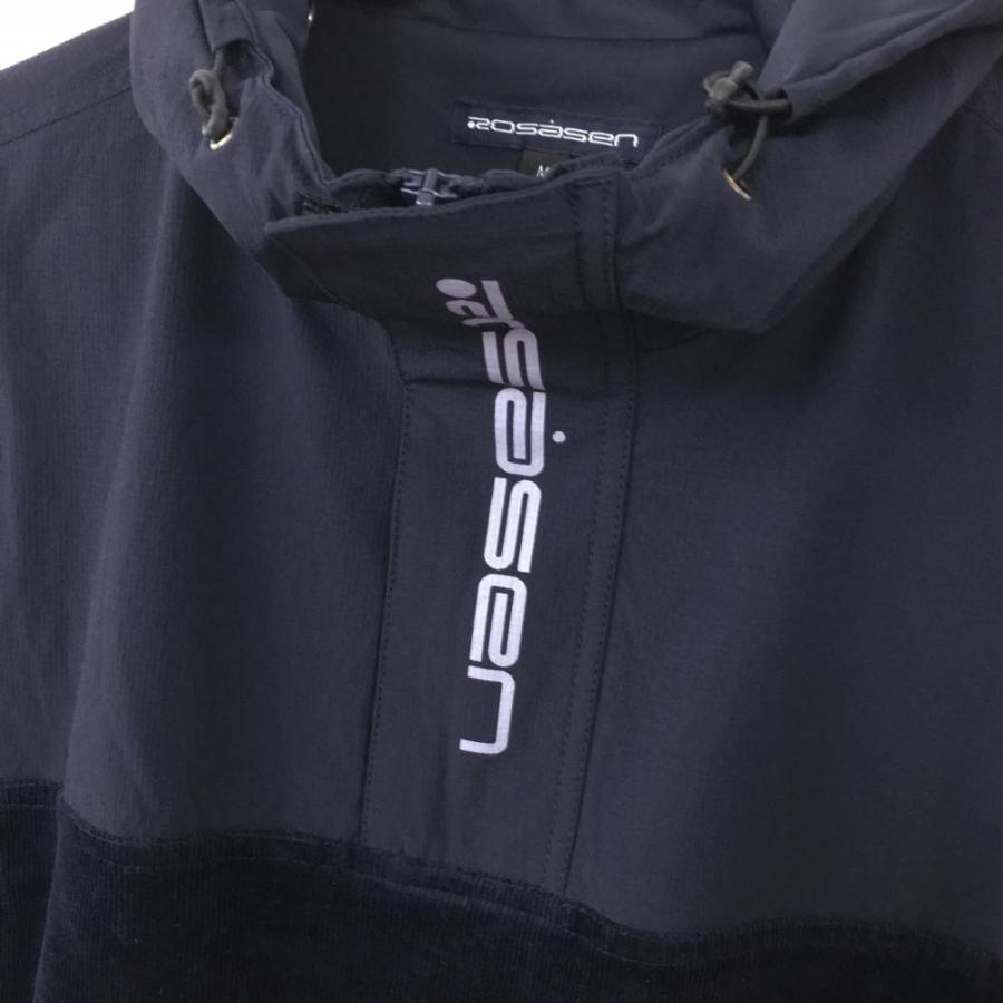 Rosasen（ロサーセン） パーカーブルゾン ネイビー×グレー