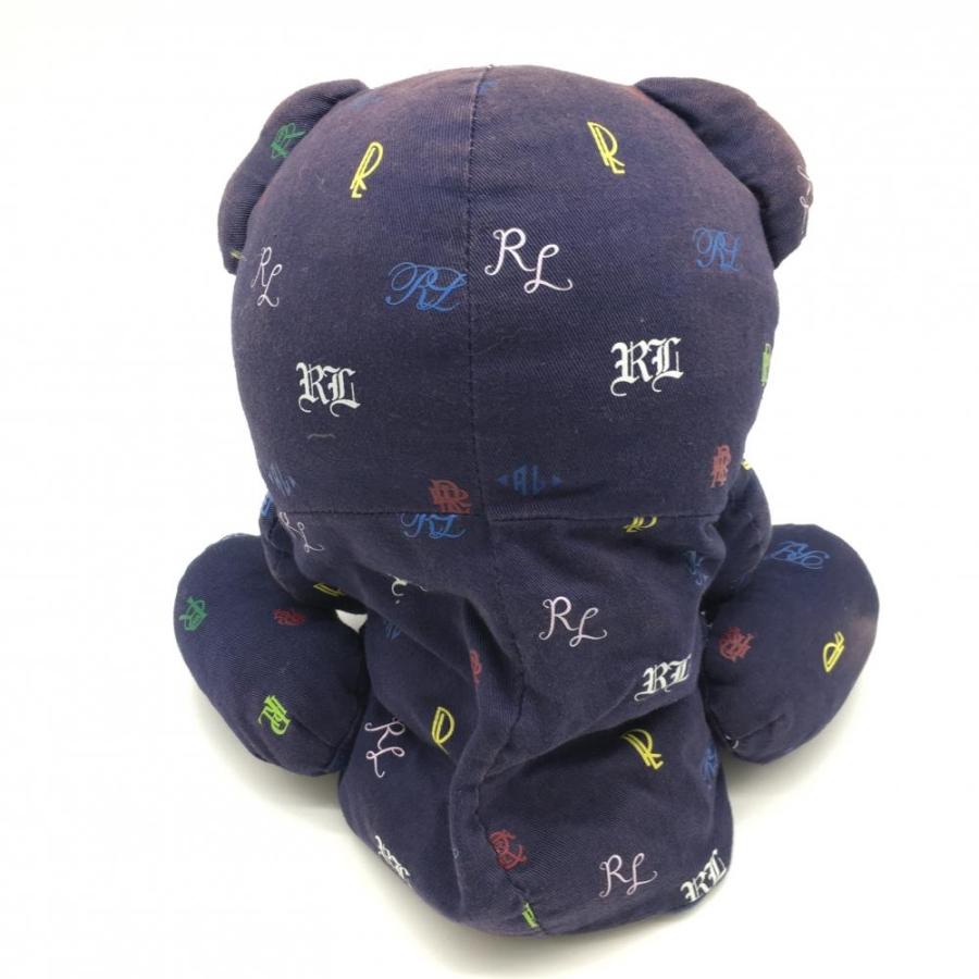 訳あり＊Ralph Lauren ラルフローレン ヘッドカバー DR ネイビー×白 総