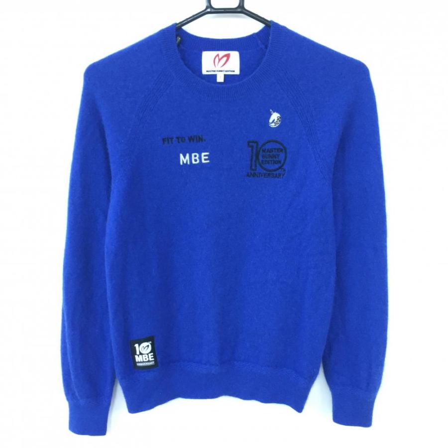 マスターバニー・10周年・ニット 超美品】マスターバニー セーター 白×黒 10周年 コットン混