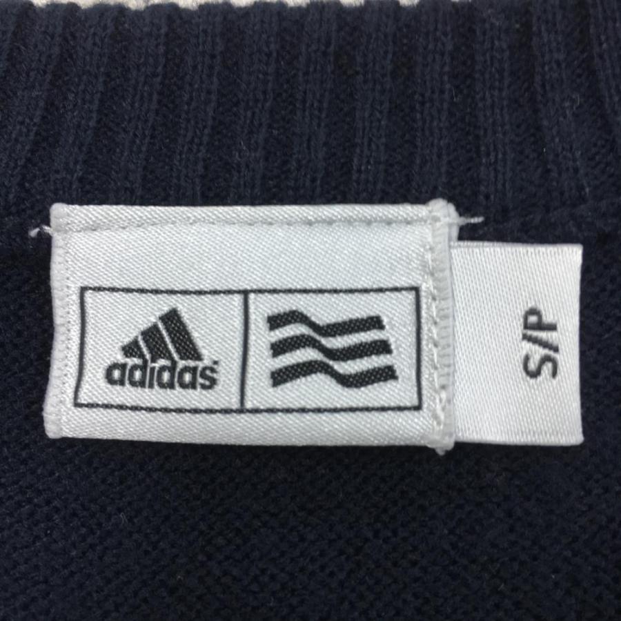 ヴィンテージadidas ベスト Vネック 白 ストライプ ヴィンテージadidas ベスト Vネック 白 ストライプ