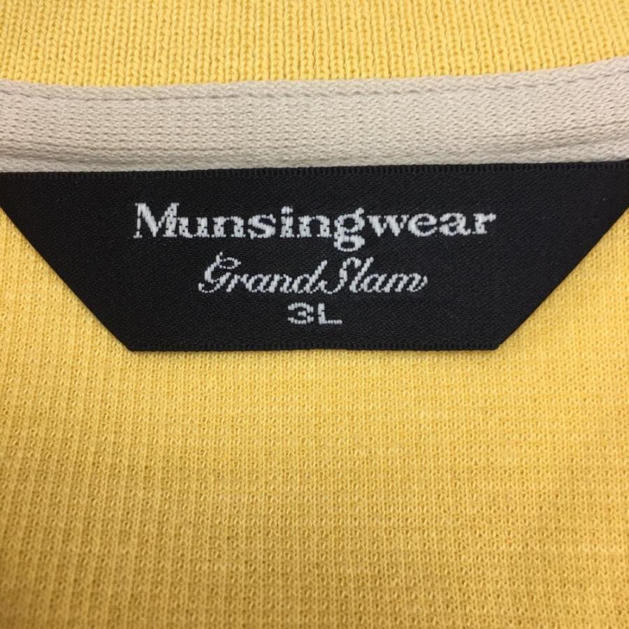 マンシングウェア　イエロー ゴルフシャツ 3L マンシングウェア イエロー ゴルフシャツ 3L マンシングウェア
