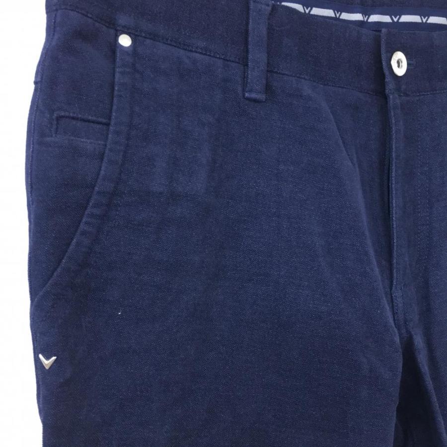 ネイビー ゴルフパンツ　キャロウェイ Callaway（キャロウェイ） パンツ ネイビー 表微起毛 シンプル 6