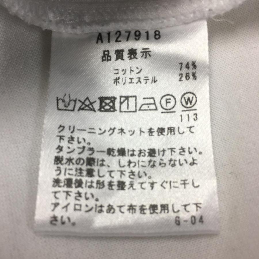 archivio アルチビオ パンツ 白×ライトグレー ウエストゴム 裾 archivio アルチビオ パンツ 白×ライトグレー ウエストゴム 裾