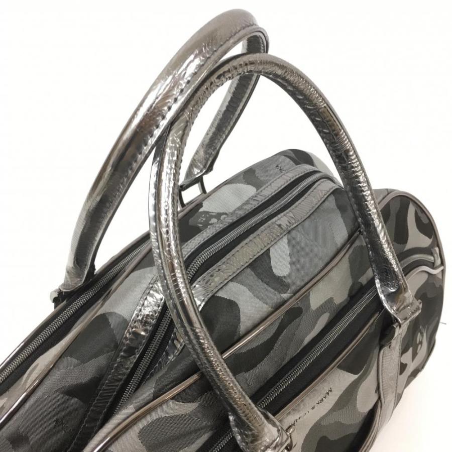 MARK&LONA マークアンドロナ 2WAYビッグボストンバッグ グレー MARK&LONA マークアンドロナ 2WAYビッグボストンバッグ グレー