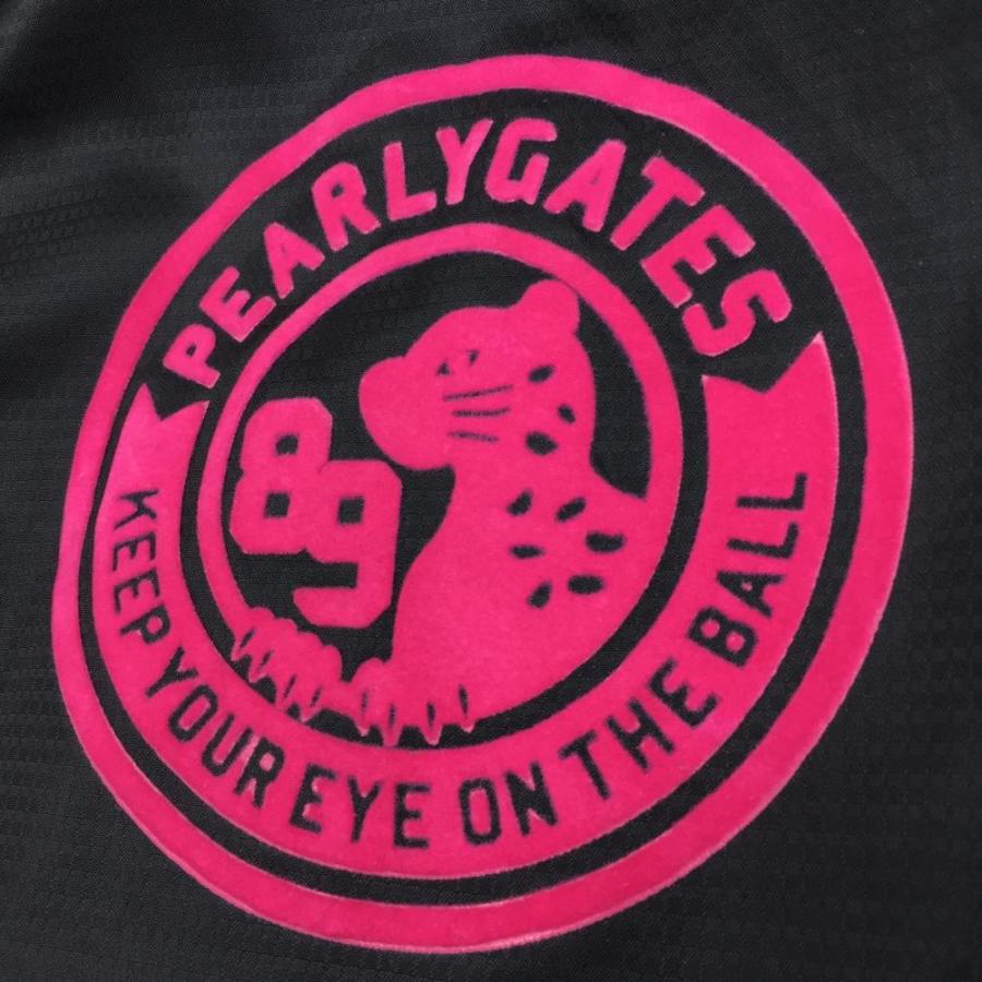 アウトレット買付 パーリーゲイツ ツインスニード 黒×ピンク 地模様