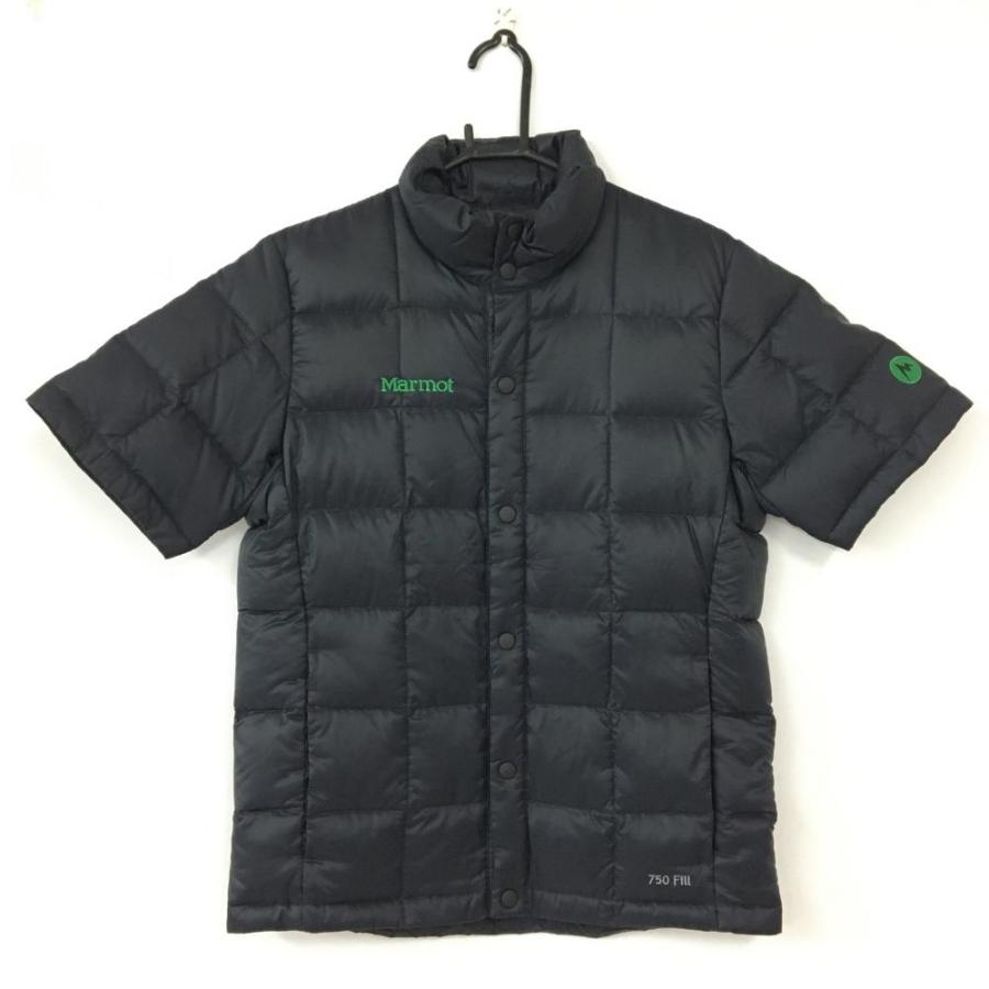 BEAMS マーモット×ビームスゴルフ 半袖ダウンジャケット 黒 軽量 BEAMS マーモット×ビームスゴルフ 半袖ダウンジャケット 黒 軽量