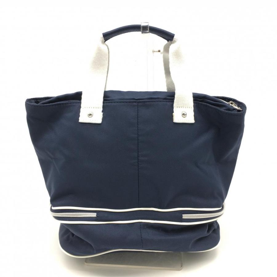 M・U SPORTS MUスポーツ 2層式カートバッグ ネイビー×白 下部保冷 