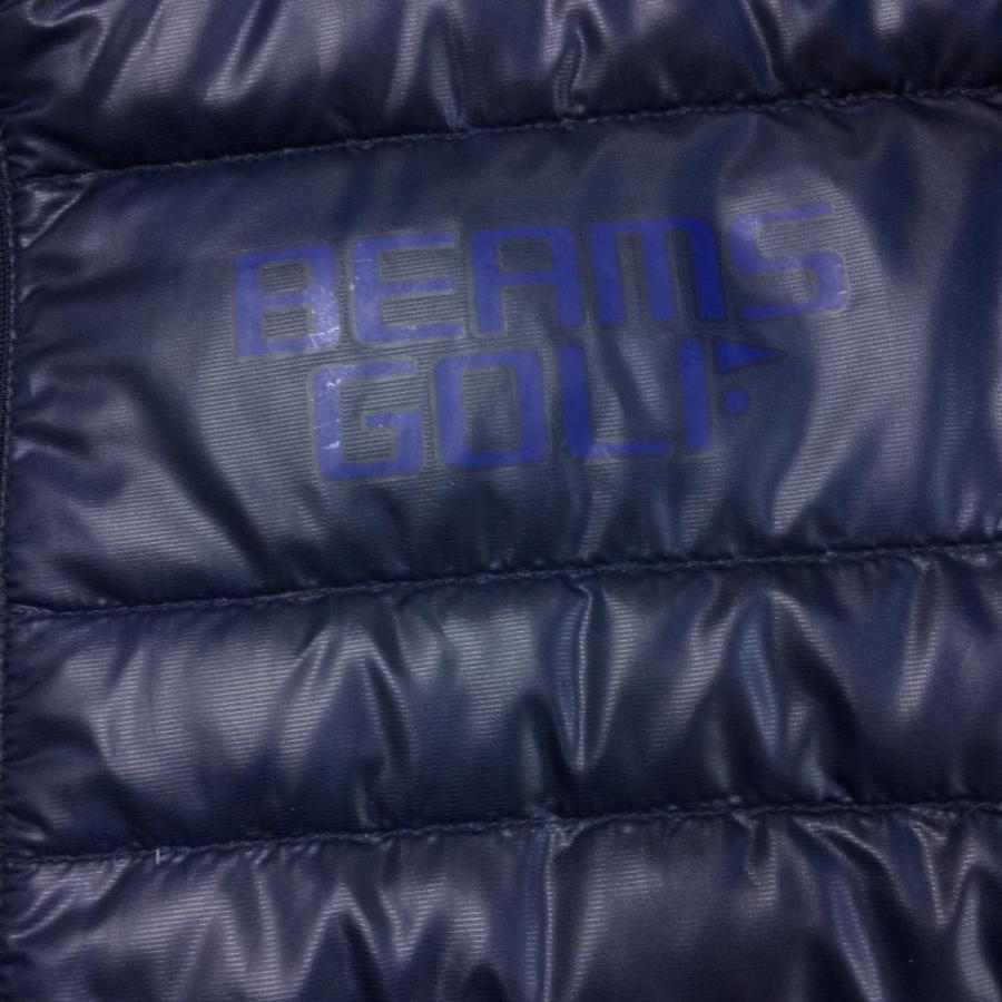 BEAMS（ビームス） ビームスゴルフ ダウンジャケット ネイビー×ブルー