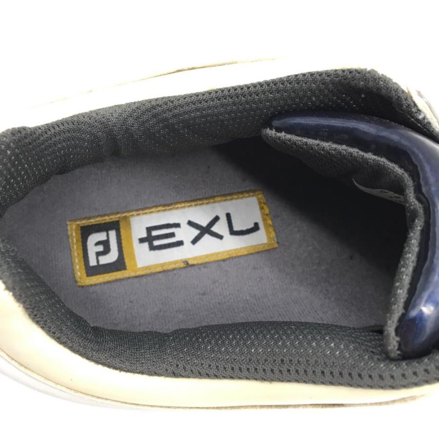 フットジョイ ゴルフシューズ 白×ネイビー EXL ボア 45144J メンズ
