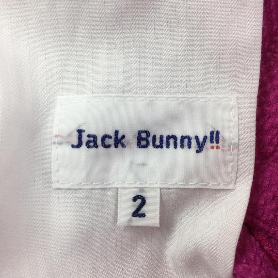 Jack Bunny!!（ジャックバニー） パンツ ピンク×ネイビー サッカー生地