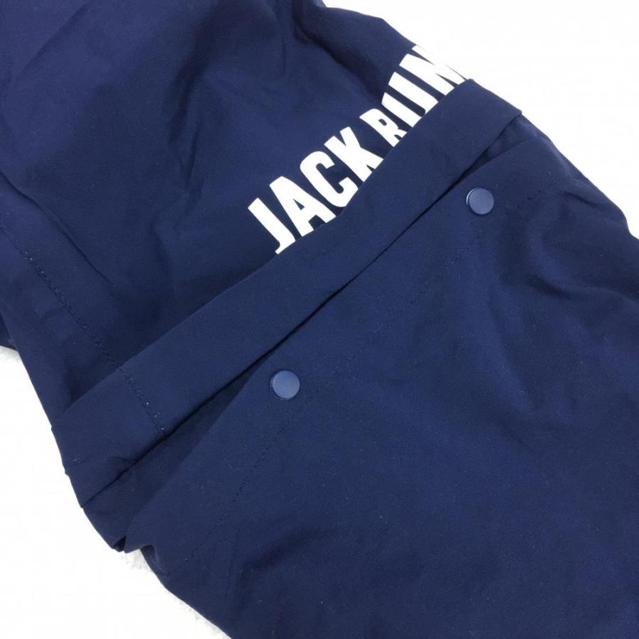 Jack Bunny!!（ジャックバニー） 6WAYレインワンピース ネイビー×白 袖