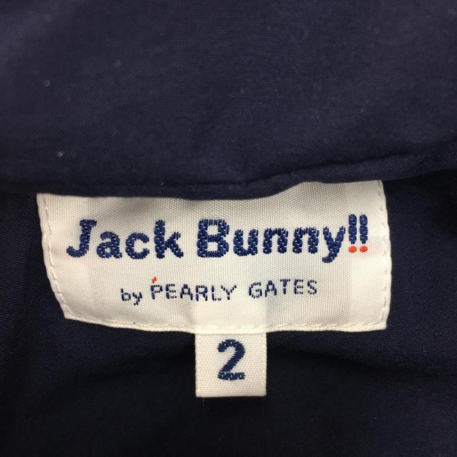 Jack Bunny!!（ジャックバニー） 6WAYレインワンピース ネイビー×白 袖