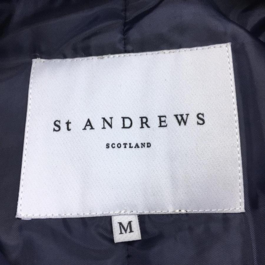 St ANDREWS セントアンドリュース 中綿ナイロンジャケット ネイビー
