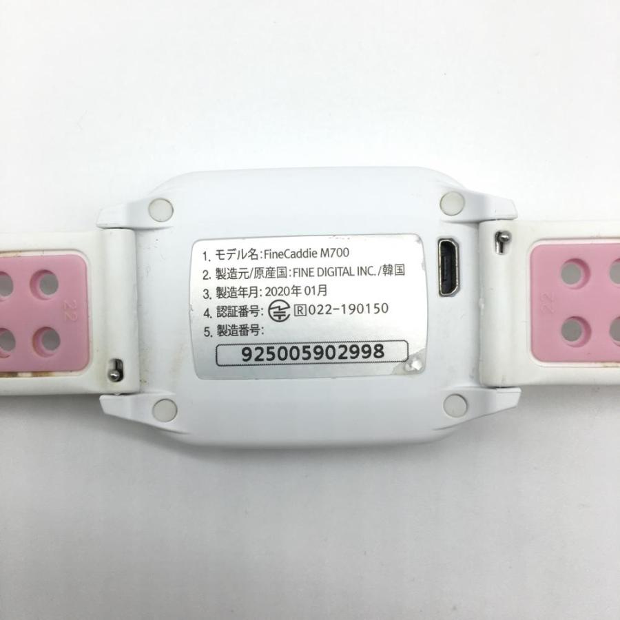 FINECADDIE ファインキャディ 腕時計型 距離測定器 M700 白×ピンク GPS