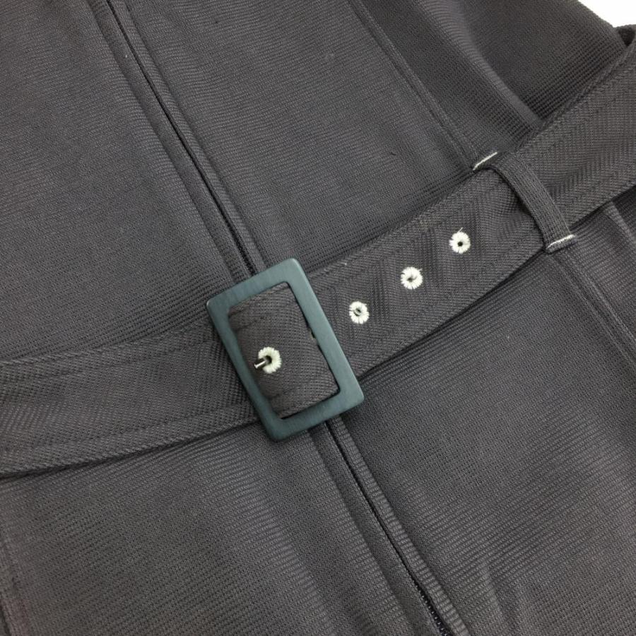 ZOY（ゾーイ） ジャンパースカート ワンピース グレー系 共布ベルト付