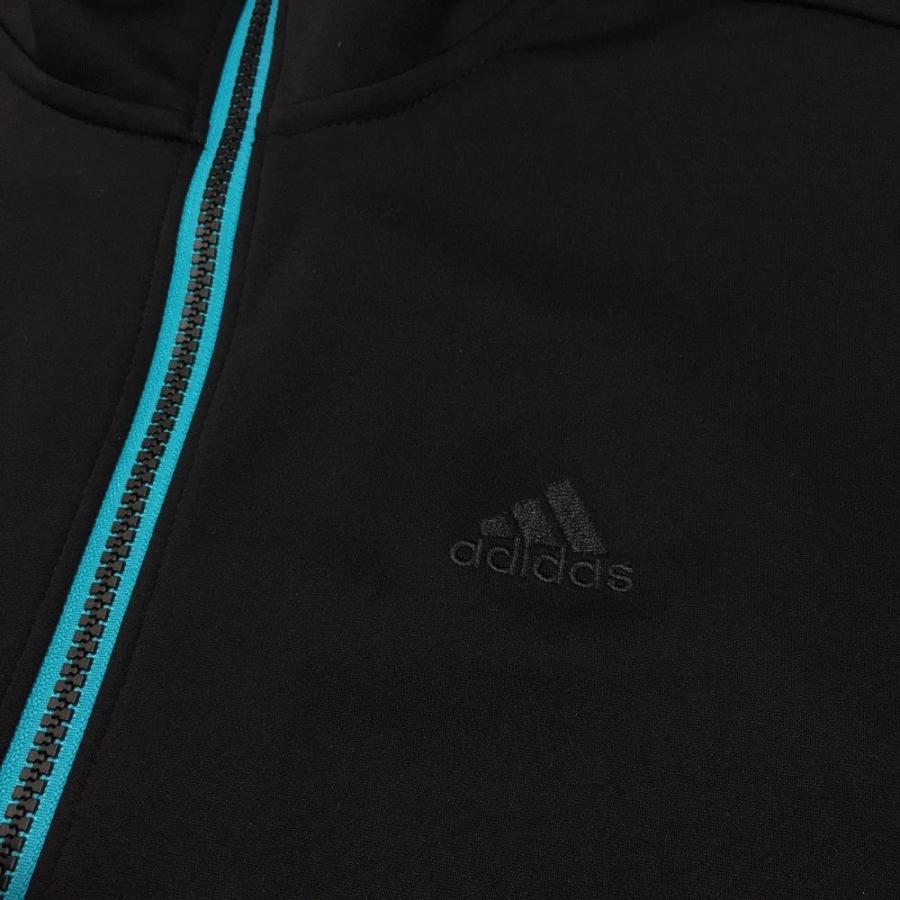adidas（アディダス） ジャージ 黒×ピンク ストレッチ レディース S