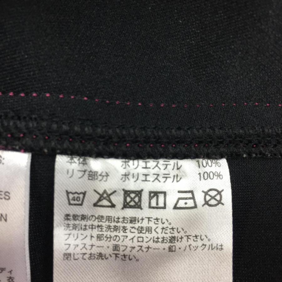 adidas（アディダス） ジャージ 黒×ピンク ストレッチ レディース S