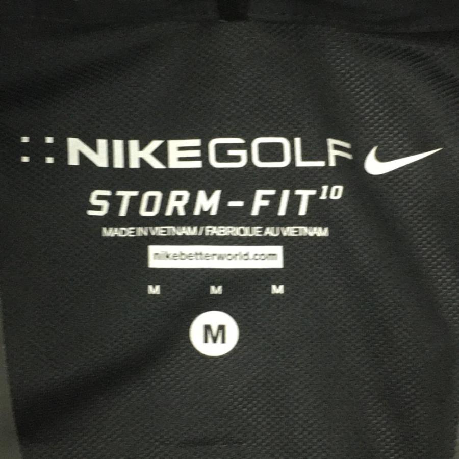 NIKE（ナイキ） ロングジャケット 黒×グレー シンプル フード収納可