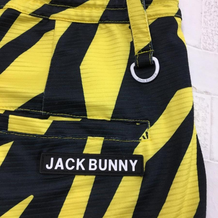 Jack Bunny!!（ジャックバニー） ハーフパンツ イエロー×黒 タイガー柄