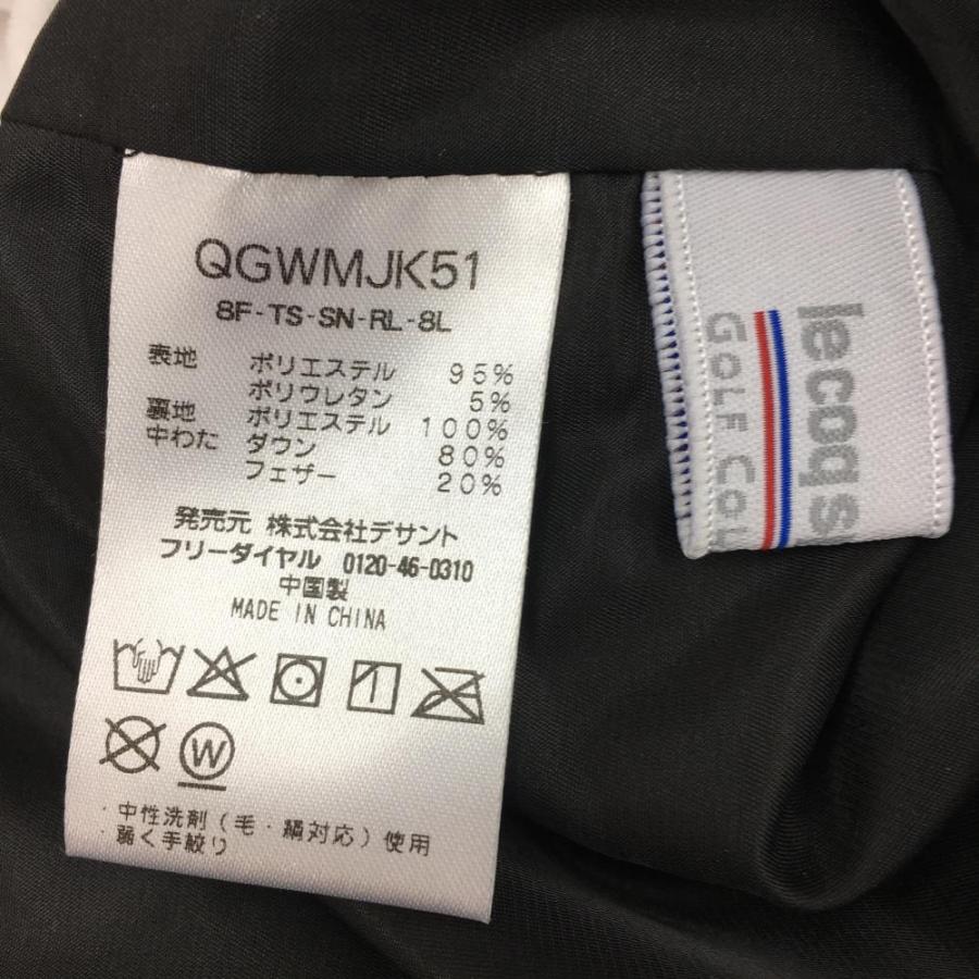 le coq sportif（ルコックスポルティフ） ルコック ダウンベスト 白×黒