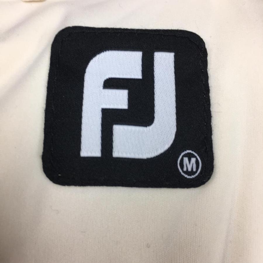 フットジョイ 中綿ジャケット 白×ネイビー バイカラー ダブルジップ