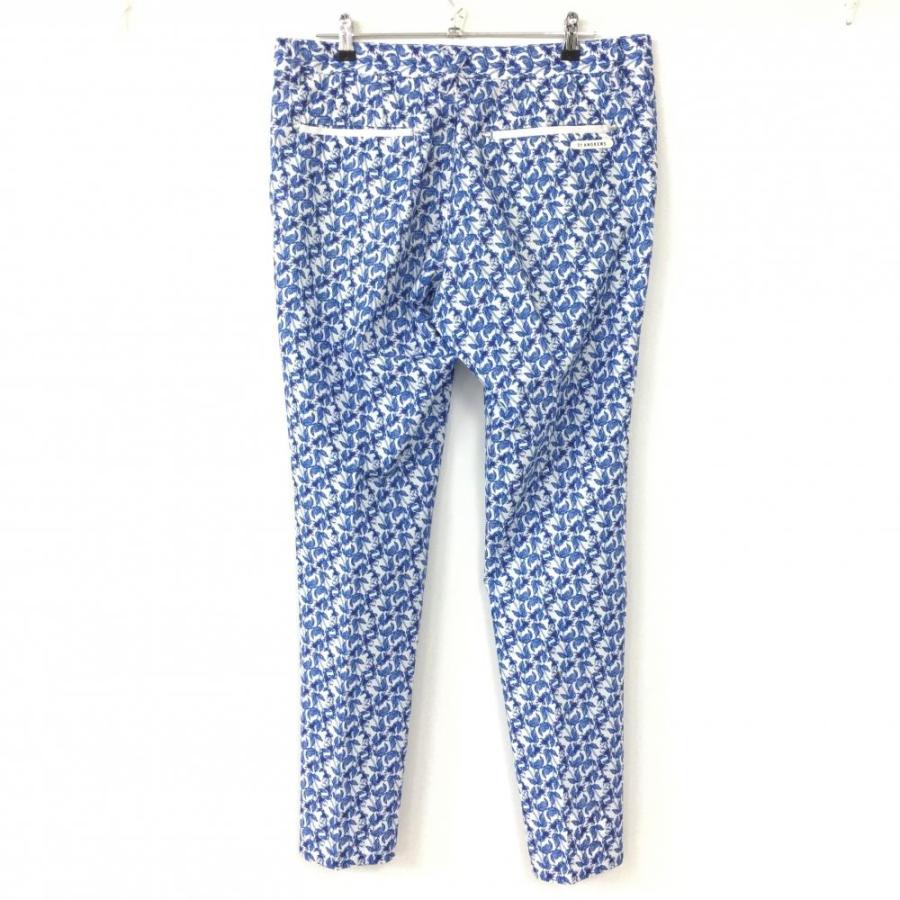 St ANDREWS セントアンドリュース ストレッチパンツ 白×ブルー