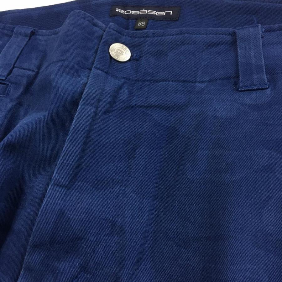 Rosasen ロサーセン パンツ ネイビー 迷彩 カモフラ メンズ 88