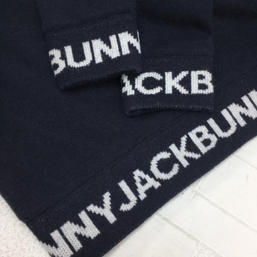 Jack Bunny!!（ジャックバニー） ハイネックセーター ネイビー×白