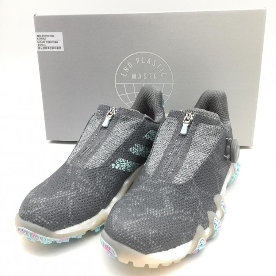 adidas GX3943 ゴルフシューズ adidas（アディダス） ゴルフシューズ グレー×ピンク GX3943 コード