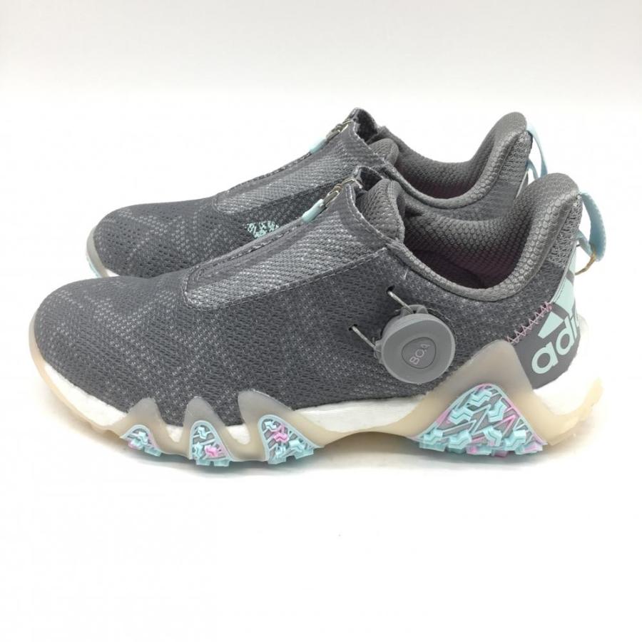 adidas GX3943 ゴルフシューズ adidas（アディダス） ゴルフシューズ グレー×ライトブルー GX3943