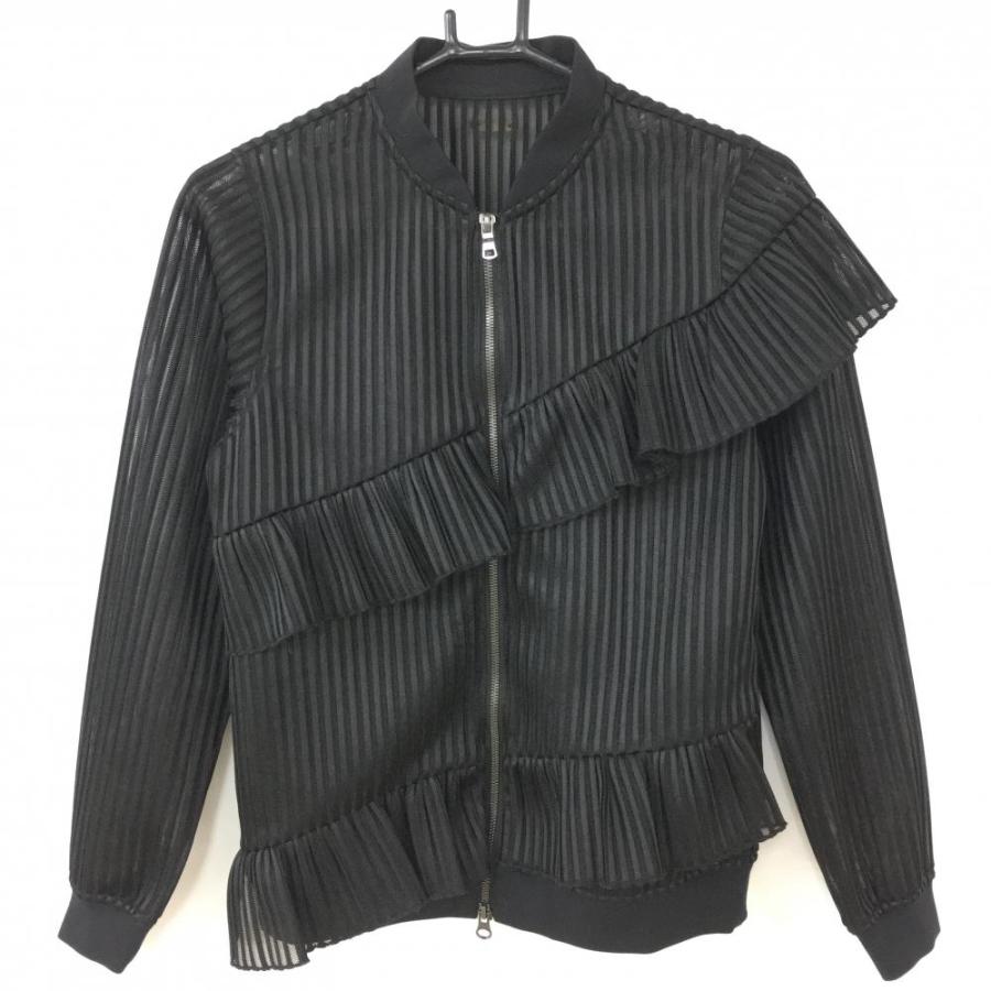 St ANDREWS セントアンドリュース ジャケットブルゾン 黒 ストライプ 