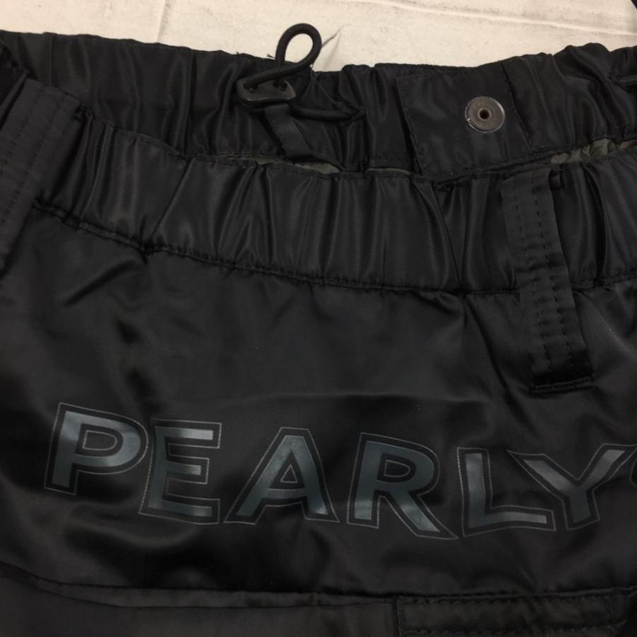 PEARLY GATES パーリーゲイツ 中綿パンツ 黒×グレー 複数 PEARLY GATES パーリーゲイツ 中綿パンツ 黒×グレー 複数