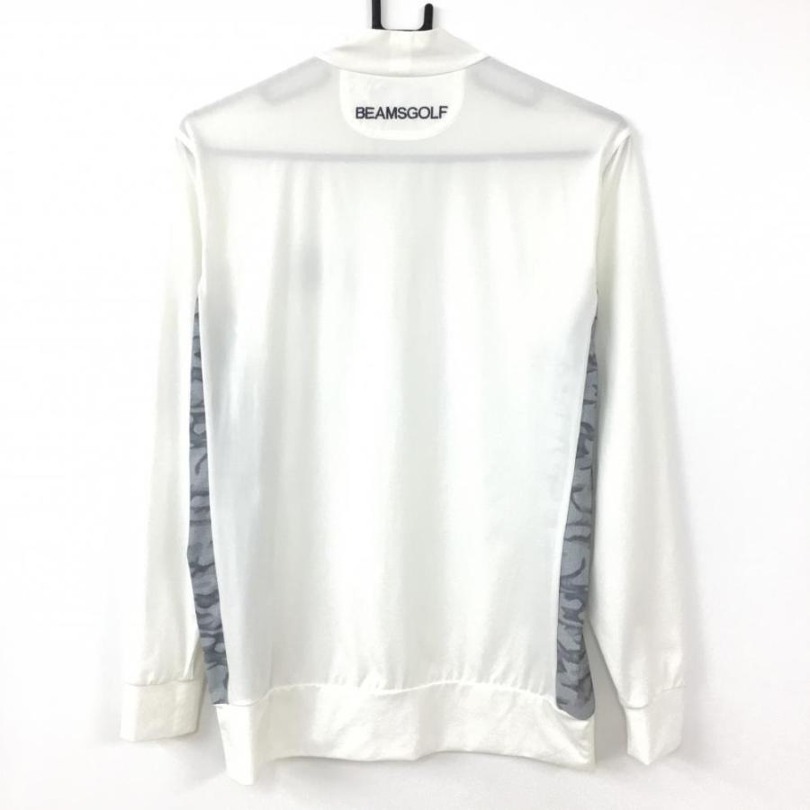 BEAMS（ビームス） ビームスゴルフ インナーシャツ 白×グレー サイド
