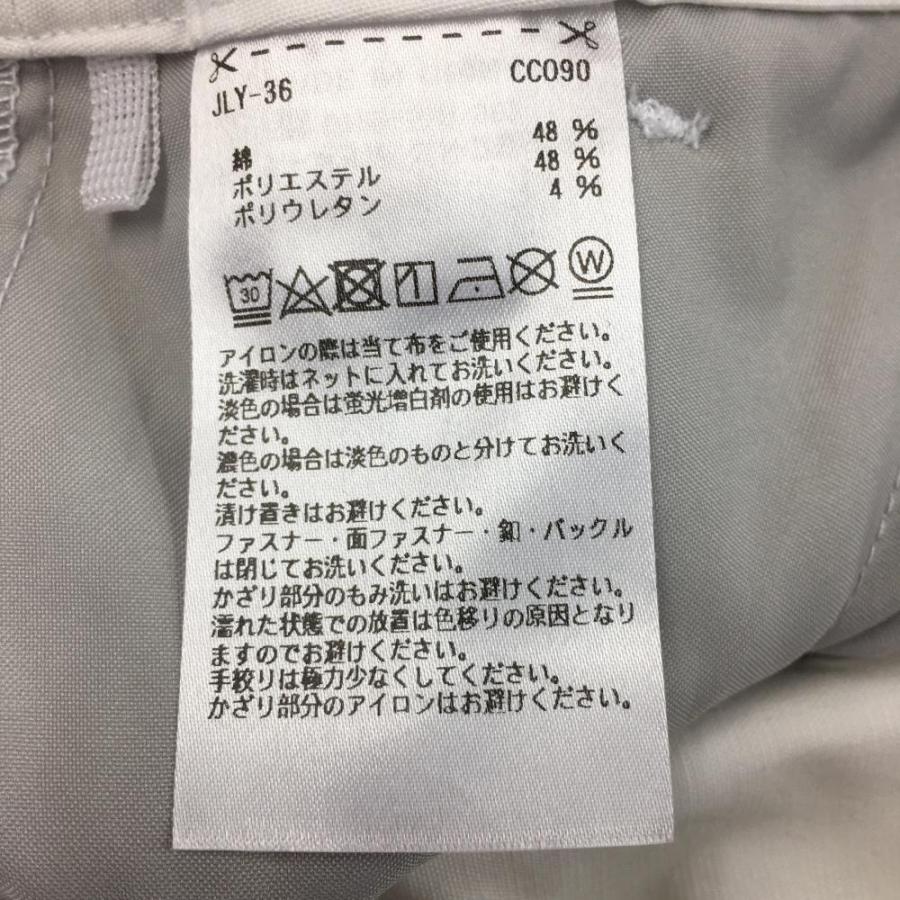 アディダス スカート 白×ネイビー ストレッチ 裾ライン インナーパンツ付き レディース L/G ゴルフウェア adidas（超美品）／40%OFF価格｜reonard｜06