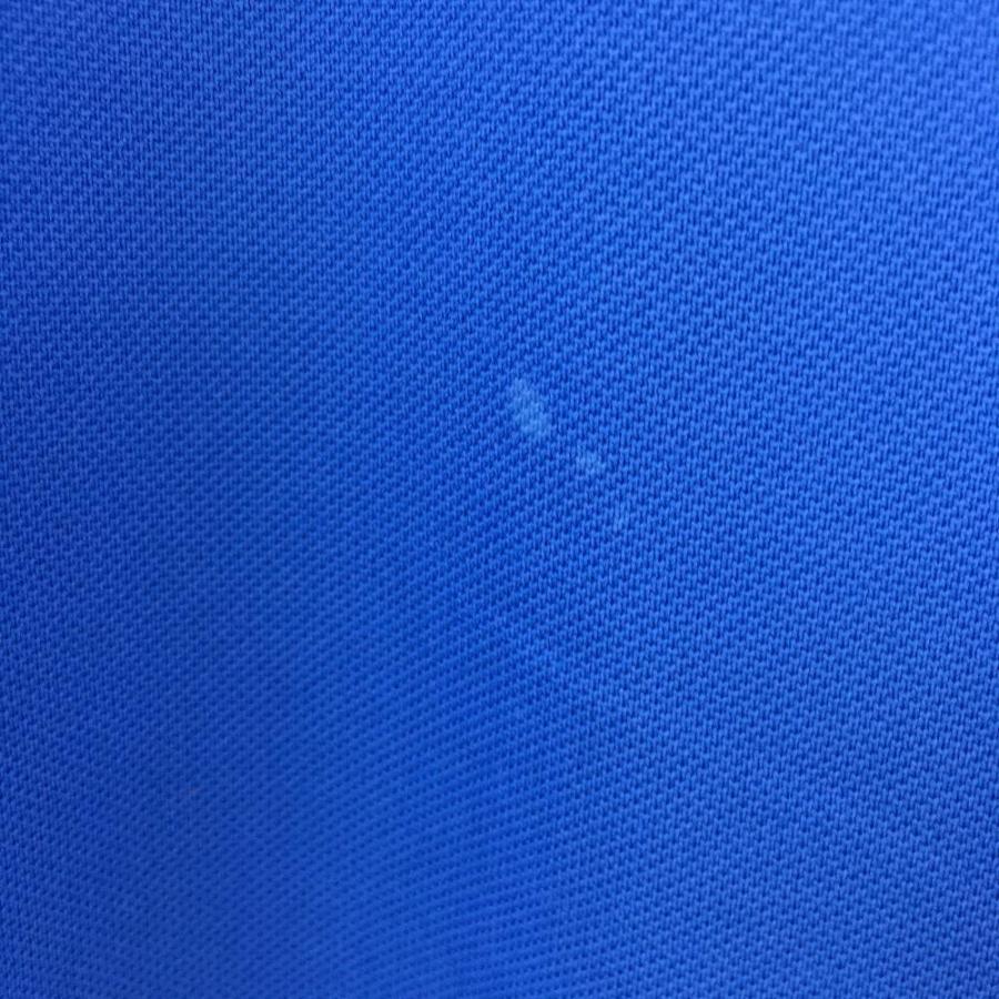 カッパ 半袖ポロシャツ ブルー×白 アップルプリント 襟ロゴ レディース M ゴルフウェア Kappa／40%OFF価格｜reonard｜06