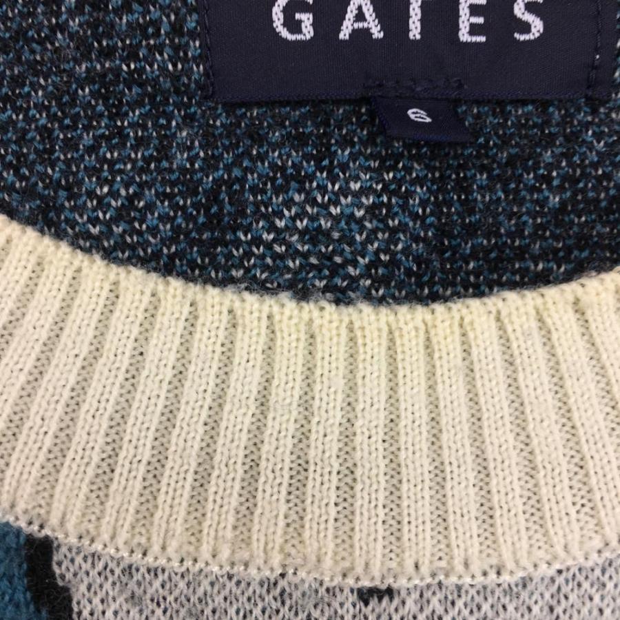 PEARLY GATES パーリーゲイツ セーター グレー×ブルーグリーン PEARLY GATES パーリーゲイツ セーター グレー×ブルーグリーン