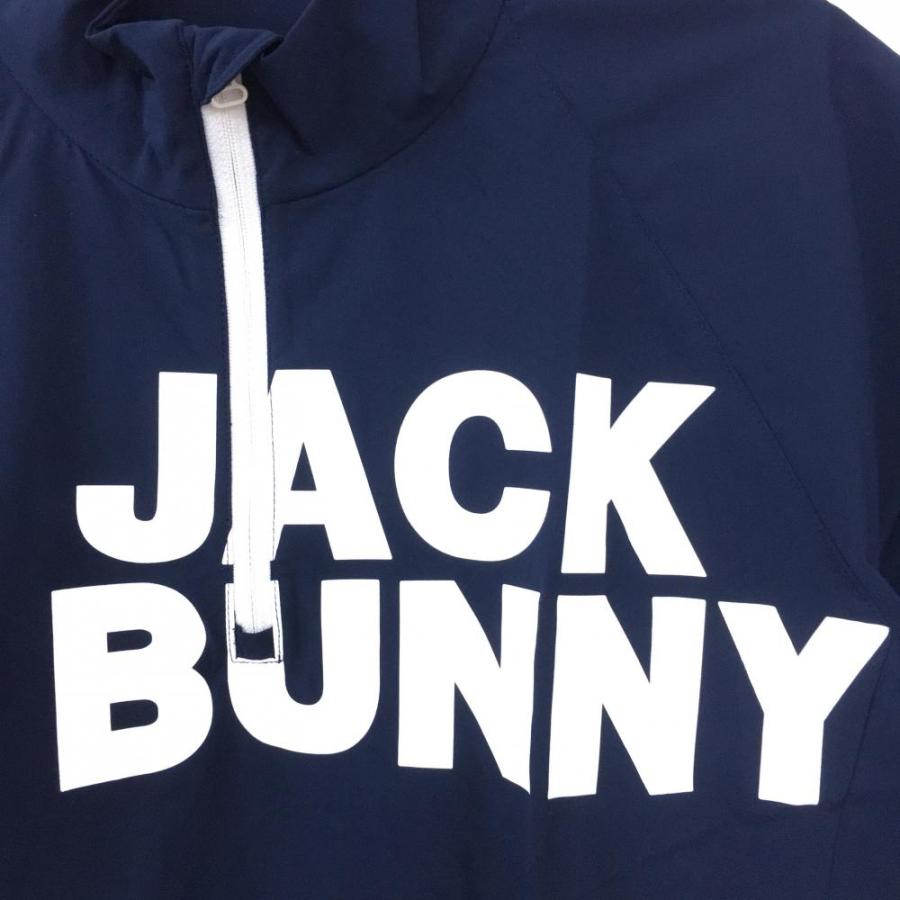 Jack Bunny!! ジャックバニー 半袖ブルゾン ネイビー×白 薄手 Jack Bunny!! ジャックバニー 半袖ブルゾン ネイビー×白 薄手