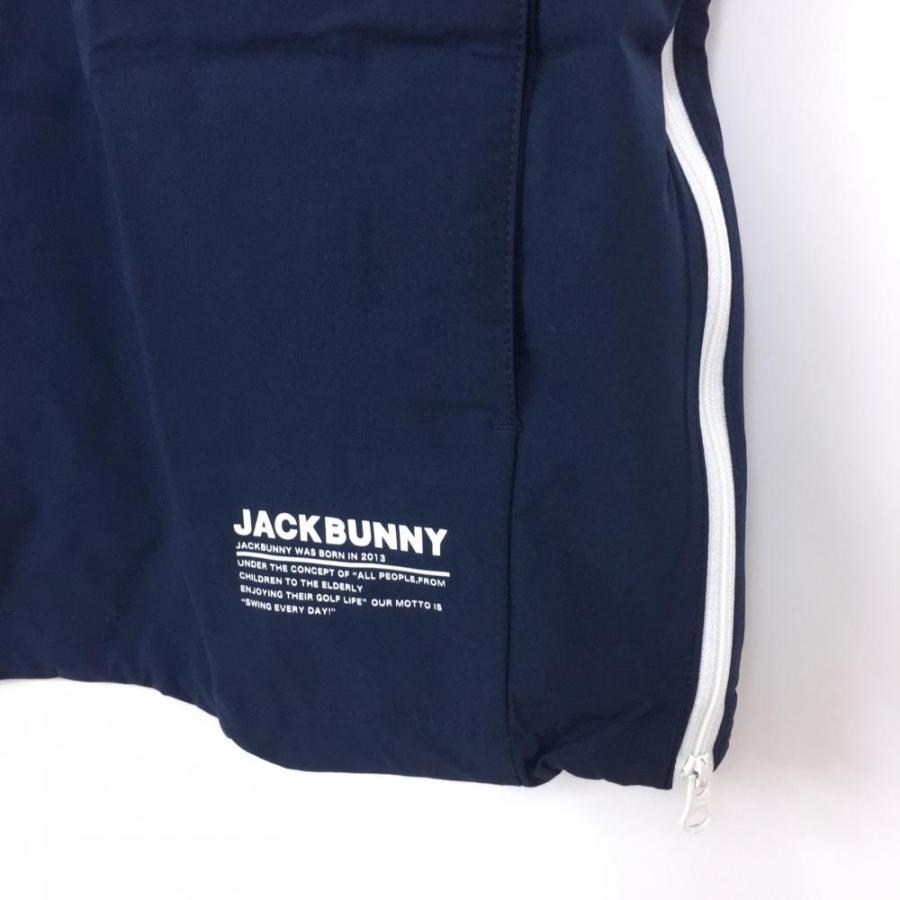 Jack Bunny!! ジャックバニー 半袖ブルゾン ネイビー×白 薄手 Jack Bunny!! ジャックバニー 半袖ブルゾン ネイビー×白 薄手