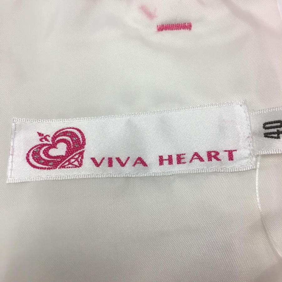 VIVA HEART（ビバハート） 中綿スカート 白×ピンク ハートキルティング