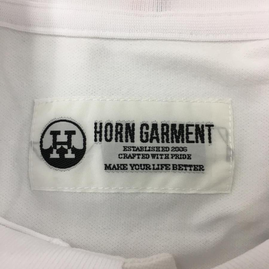 MARK&LONA（マークアンドロナ） ホーンガーメント 半袖ポロシャツ 白