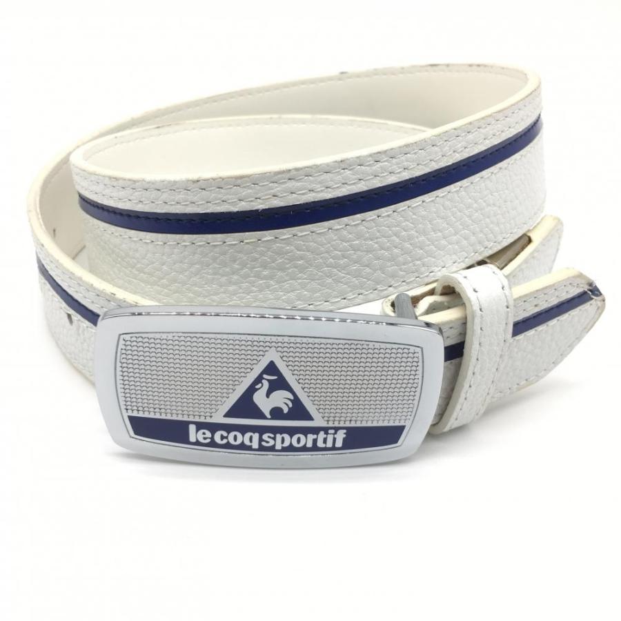 le coq sportif（ルコックスポルティフ） ルコック トップ式ベルト 白