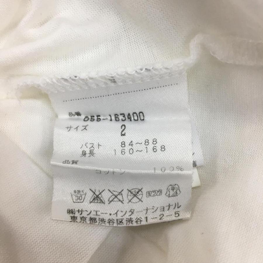 PEARLY GATES（パーリーゲイツ） 半袖Tシャツ 白×ネイビー 20周年 ニコ