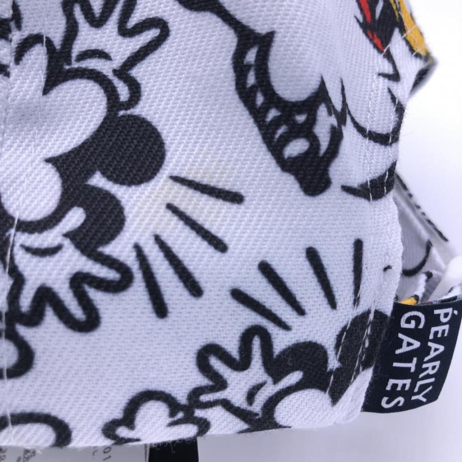 PEARLY GATES パーリーゲイツ×ディズニー キャップ 白×黒 PEARLY GATES パーリーゲイツ×ディズニー キャップ 白×黒