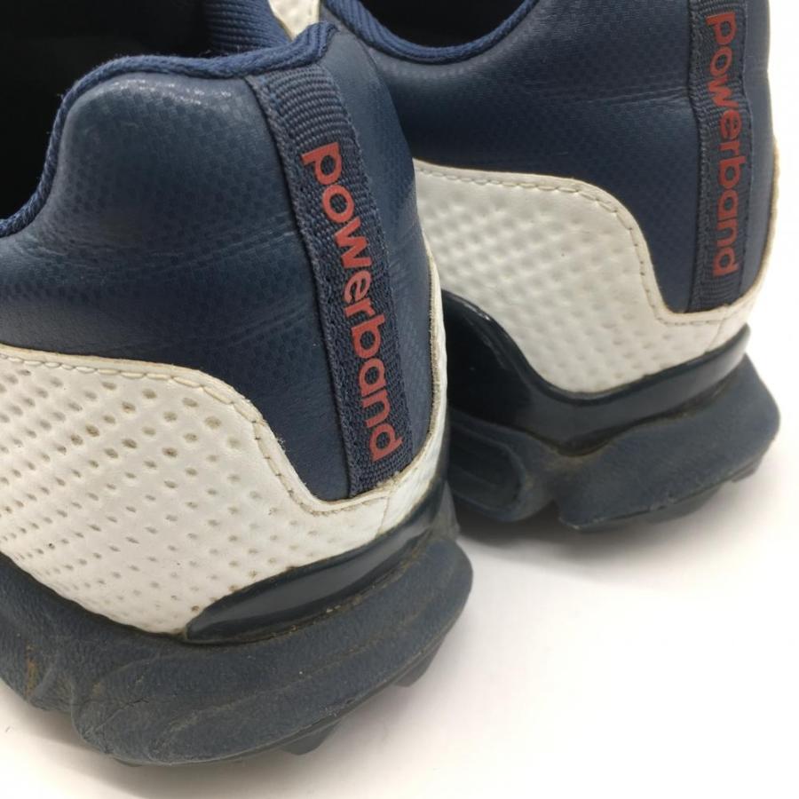 adidas（アディダス） ゴルフシューズ 白×ネイビー ボア パワーバンド