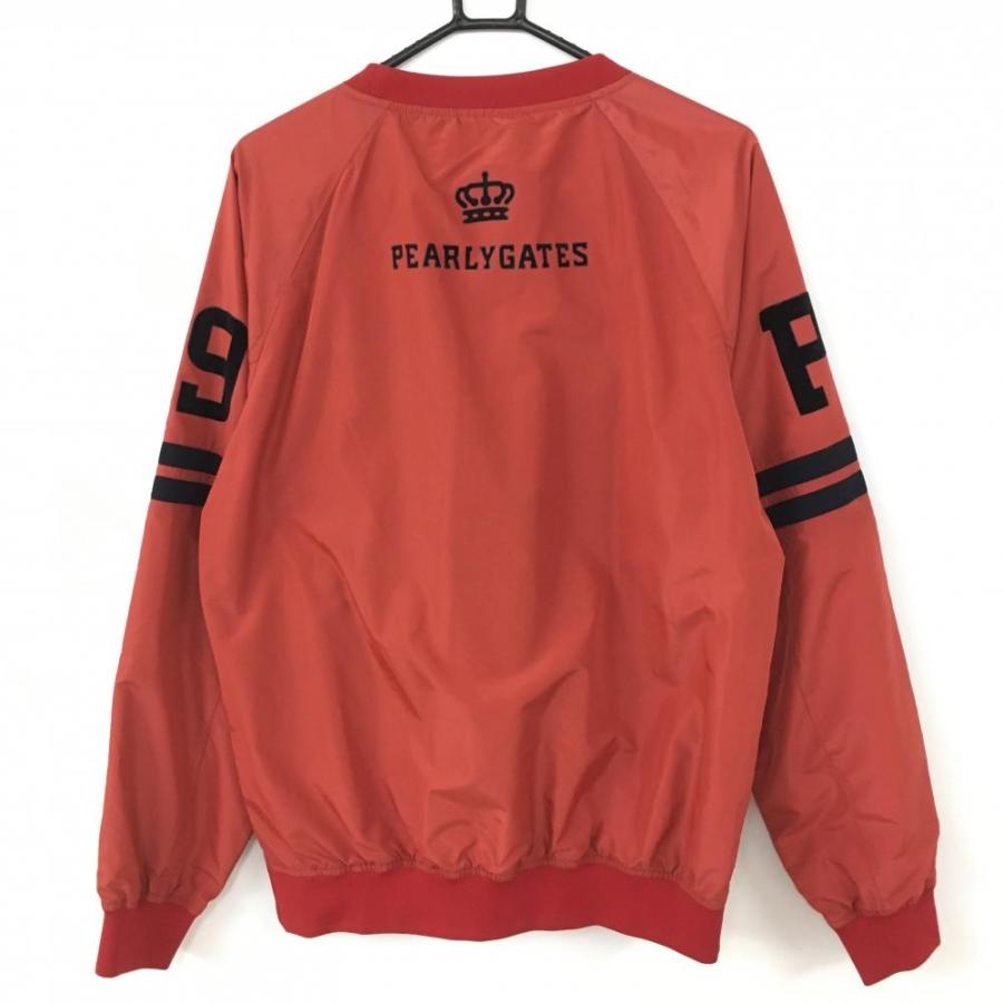 PEARLY GATES パーリーゲイツ スニード レッド×黒 蓄熱裏地 袖